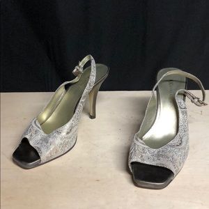 Anne Klein buckle back Heels